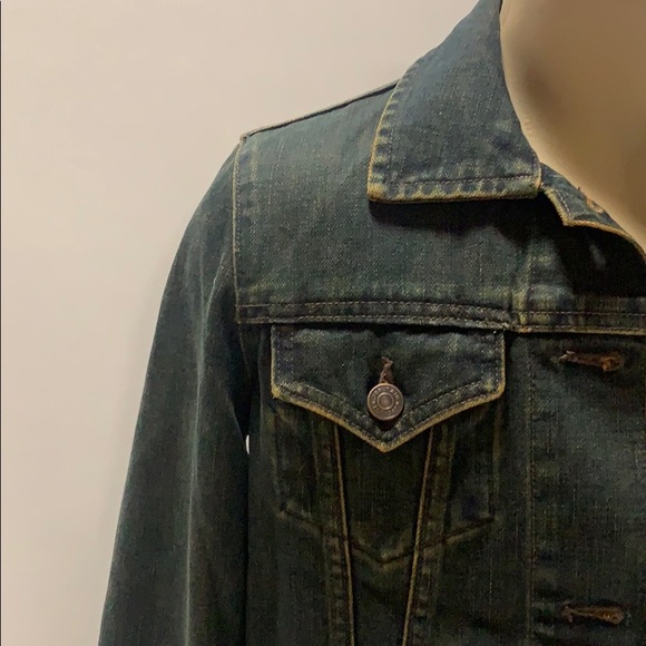 VINTAGE GAP Women’s Jean Jacket Small Blue (2006) - Picture 5 of 7